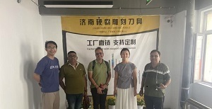 Our client visited our company and we are the best partner