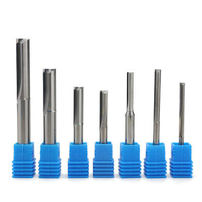 Goede prijs Yingmeten Rechte Sleuf 3.175mm Dubbele Snede Rechte Groef Frezen Voor Hout Cnc Twee Rechte Vingerfrezen Router Rechte Bit online