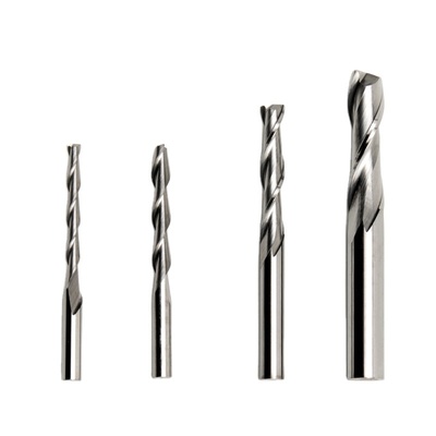 ราคาดี YingBa Customized CNC Router Bit 6mm Two Flute Spiral Solid Carbide End Mill เครื่องตัดไม้สําหรับเครื่องมือการทํางานไม้ MDF ออนไลน์