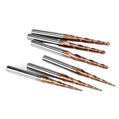 Ein guter Preis. YingBa Großhandelspreis 8mm CNC Holzfräser Diamant 2Flöten Spiral-Kegel-Kugelnase Fräser Fräsen CNC-Fräser für Holz MDF Online