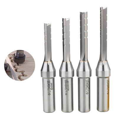 Good price YingBa High Quality Router Bits Solid Carbide  Three Flutes TCT Straight Bits Milling Cutter for Wood  Slotting Cutter End Mill online