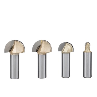 좋은 가격 타이드웨이 아르덴 1/2 1/4 6mm 8mm 칸 카비드 CNC 목재 라우터 조각 조각 도구 둥근 바닥 목재 작업 Cnc 조각 온라인으로