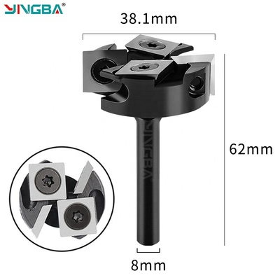 İyi bir fiyat. 4 Kılıç Ayrılıklı İnkrustasyonlu Tahta Kırma Atılan Ahşap İşleme XPtools freze kesicisi CNC Spoilboard Yüzeyi Router Bits çevrimiçi