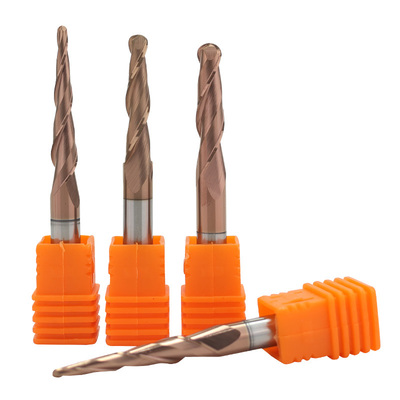 Good price Yingba High Quality CNC Router Machine Carbide 2 Flute Taper Ball Nose End Mill for Woodworking Machinery Milling Cutter online