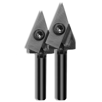 سعر جيد يينغبا قابلة للاستبدال إدراج V-Groove Slotting Router Bit 60 درجة V Bit تصنيع الخشب 3D الحفر قطع الطحن الانترنت