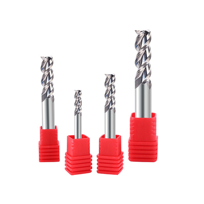 Bom preço Fabrica de vendas de alta qualidade sólido carburo 3 flauta Flat End Mills Alumínio moagem de corte para máquinas CNC bits on-line