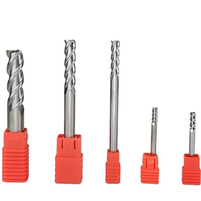 Harga bagus YINGBA Baja Tungsten Panjang Standar HRC55 3 Flute Fresas Aluminium Pemrosesan End Mills Alat Pemotong CNC on line