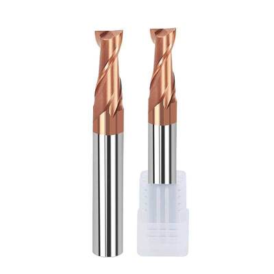 Ein guter Preis. OEM anpassBaes Metallfräsen-Schneidegerät HRC55 Flat End-Flote 2 Flöte Online