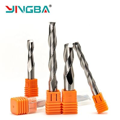 Goede prijs Twee fluit spiraal freesmachine 2F Eindmolen voor Acryl PVC Yingwood CNC Tool Router Gravure Bit up online