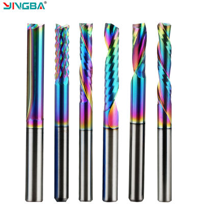Goede prijs Set voor HoutbewerkingCNC Frees Freesgereedschap Router Bit Extreem Lange Levensduur Gecoat Massief Yingmetaal online