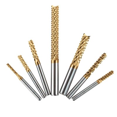 Prezzo buono Yingba PCB Cnc Corn Teeth Milling Cutter Bit di router CNC per circuiti quadrati Strumenti di taglio in fibra di carbonio Corn End Mill Engraving in linea