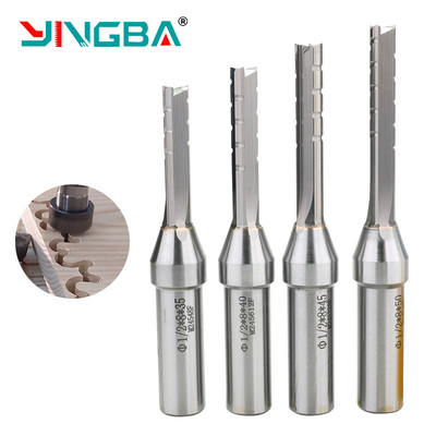 Un buen precio. YingBa Manufacturing Production Tres flautas TCT Carburo sólido de trozos rectos para cortador de ranuras de madera Cortador de fresado de acabado de molino en línea