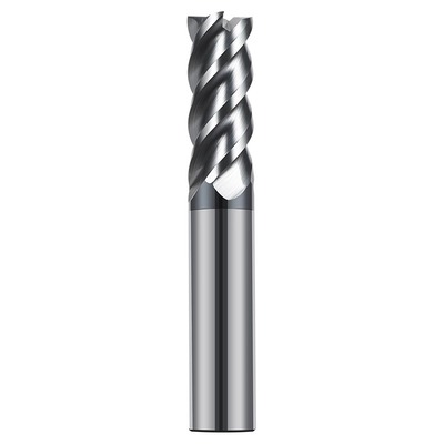 Ein guter Preis. Großhandel CNC Hartmetall Vierblatt Viernuten Metallfräser für die Metallbearbeitung 45° Online