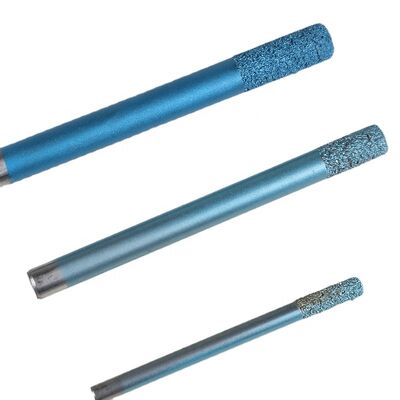 Goede prijs Hoge precisie steenboren diamant gecoat 65HRC Yingmetalen taps toelopende frezen online