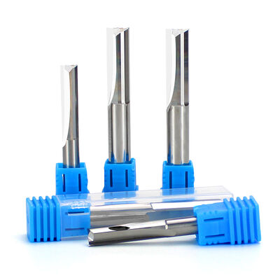 Un buen precio. Ventas de fábrica Yingba Precio Baato Carburo 4mm 6mm 2 Flautas Fresa CNC Recta para corte de madera Broca de fresado en línea