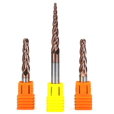 Ein guter Preis. HRC55 Vollhartmetall-Kegel-Kugelfräser 6mm Kegel-Kugelfräser für Aluminium AnpassBaes OEM-Heißprodukt Online