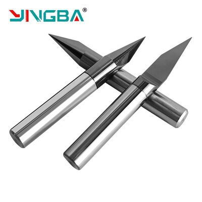 Ein guter Preis. Yingba Solid Carbide Flat Bottom Sharp Knife CNC Fräsmaschine mit 2 Flöten und 25° Helixwinkel für Holz und Metall Online