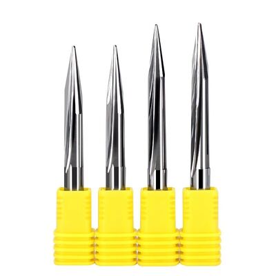 Good price YingBa Solid Carbide Double Edge Straight Groove Sharp CNC Wood Bit with 15-30° Angle for Wood and EVA online