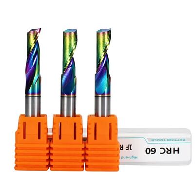 Chất lượng Mũi phay CNC YingBa DLC phủ đơn lưỡi với góc xoắn 25° và chiều dài cắt hiệu dụng 10mm cho phay nhôm CNC Nhà máy