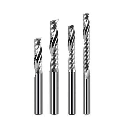 Dobra cena YingBa Tungsten Steel Milling Cutter Single Flute Router Bit dla akrylu i PVC bez wymaganego polerowania CNC Wood Bit w Internecie